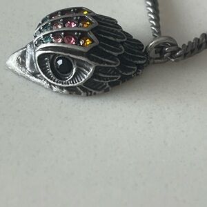 Kurt Geiger London Crystal Eagle Pendant Necklace NWT